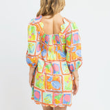 Gauze Fruit Scallop Dress