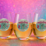 Jeweled Stemless Wine Glass