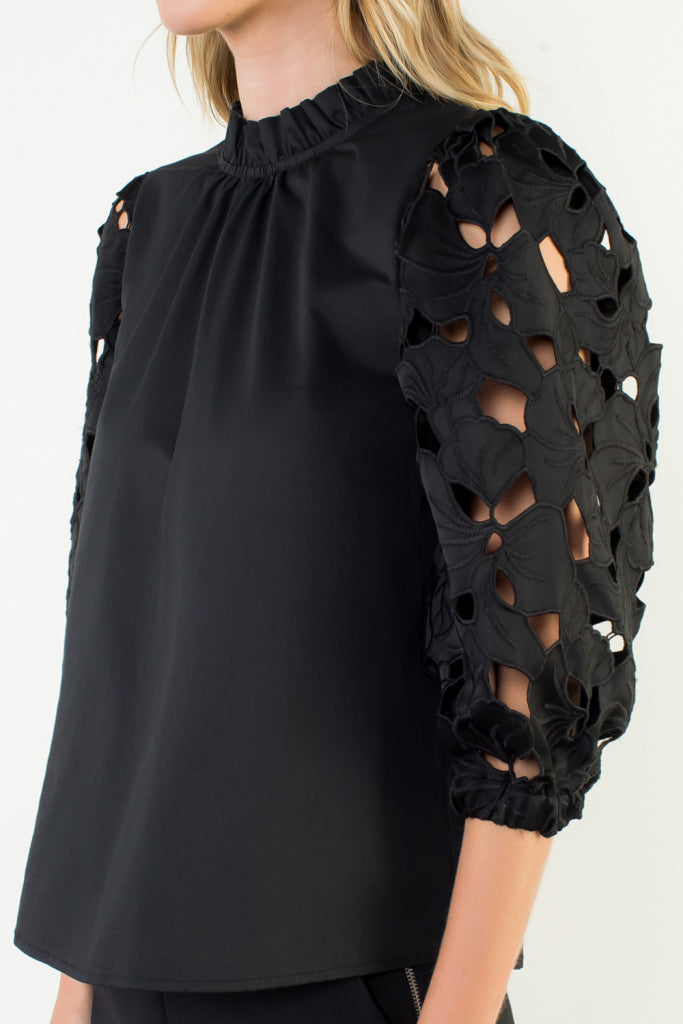 Evie Eyelet Top