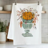 Fall Flour Sack Kitchen Towels