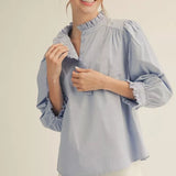Cleo Eyelet Blouse