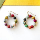 Encircled Kantha Earrings