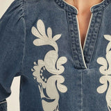 Joy Denim Top