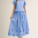 Millie Eyelet Skirt Set