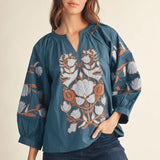 Baroque Floral Top