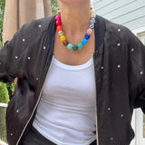 Lauren Rainbow Beaded Necklace