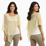 Mesh Knit Poncho