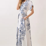 Malaya Button-Down Maxi Dress