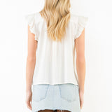 Allison Flutter Sleeve Top
