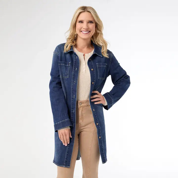 Kenzie Button Front Shacket