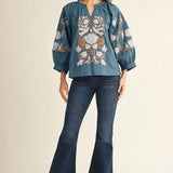 Baroque Floral Top