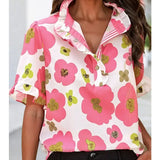 Sassy Floral Blouse