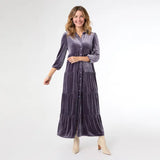 Cleo Velour Dress