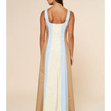 Lolita Color Block Maxi Dress