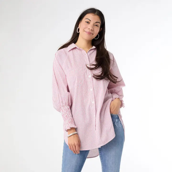Tianna Striped Tunic Top