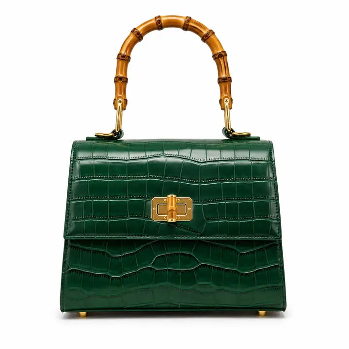 Croc Faux Leather Cross Body