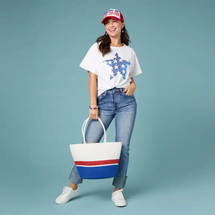 Lenice Relaxed Short Sleeve Top