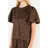 Suede Animal Top