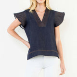 Colbie Denim Top