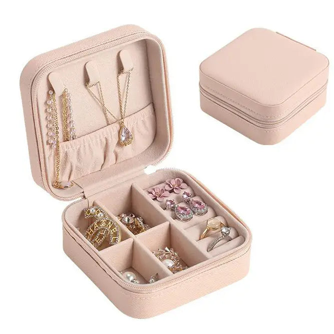 Zipper Travel Jewelry Box