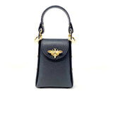 Leather Butterfly Clutch