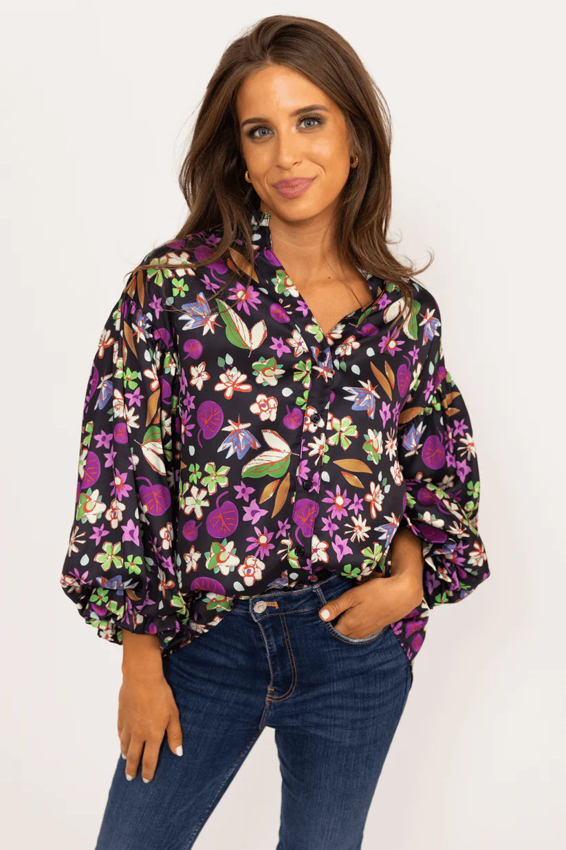 Lavender Bloom Blouse