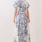 Malaya Button-Down Maxi Dress