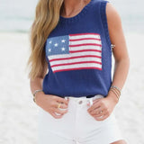 Americana Crew Neck Sweater