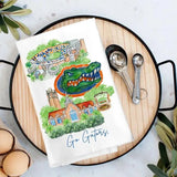 Landmark Tea Towel