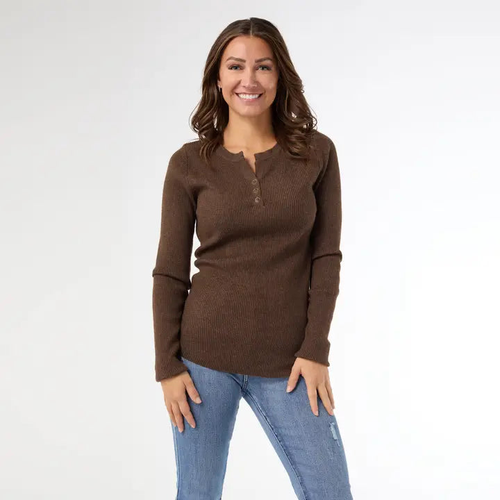 Kym Soft Henley Top
