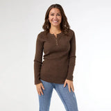 Kym Soft Henley Top