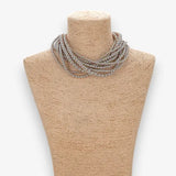 Chunky Multistrand Pearl Necklace
