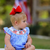 4th Of July Flag Romper