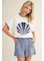 Seashell Sleeveless Sweater