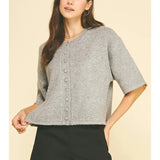 Cally Short Sleeve Sweater