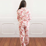 Santa Toile Flannel PJ Set