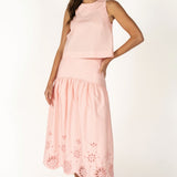 Laney Cropped Skirt Set