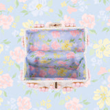 Daisy Flower Wicker Bucket Purse