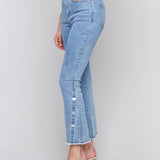 Cropped Boot Cut Jeans