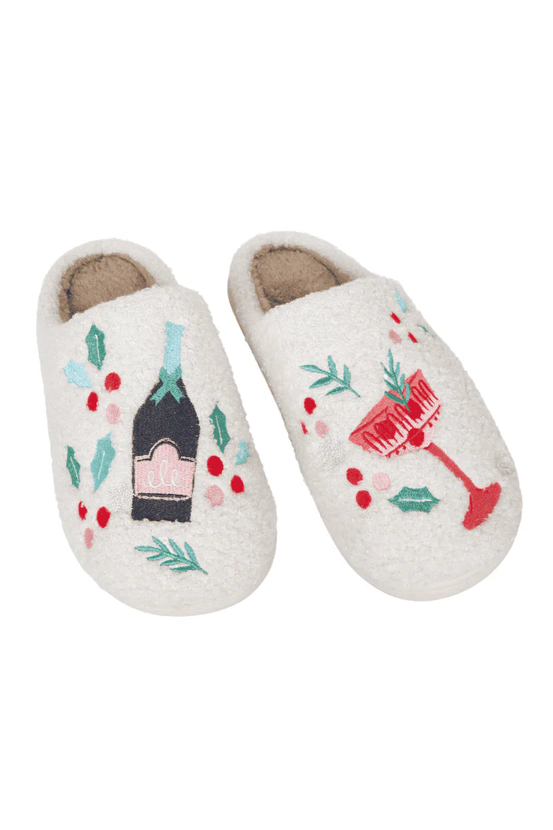 Coupes & Holly Holiday Slippers