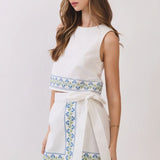 Lorelei Embroidered Skirt Set
