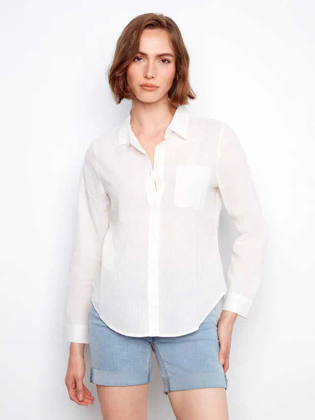 Cotton Button Up Shirt