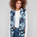 Floral Sherpa Vest