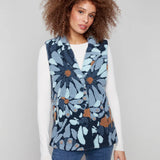 Floral Sherpa Vest