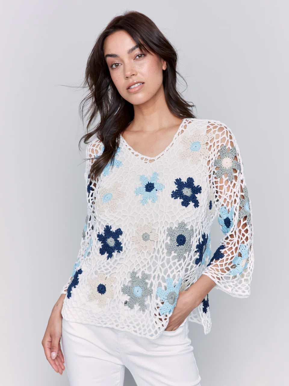 Floral Crochet Top