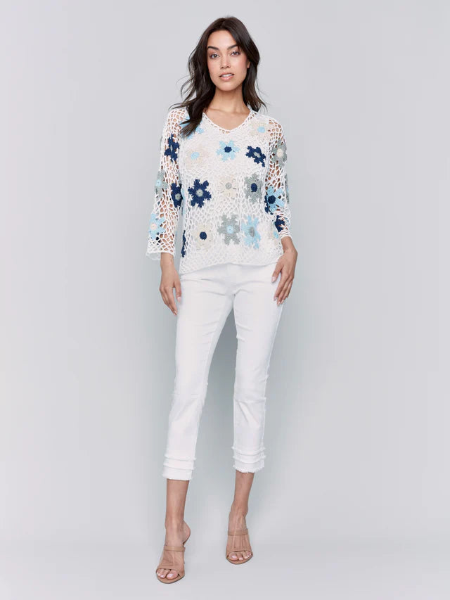 Floral Crochet Top