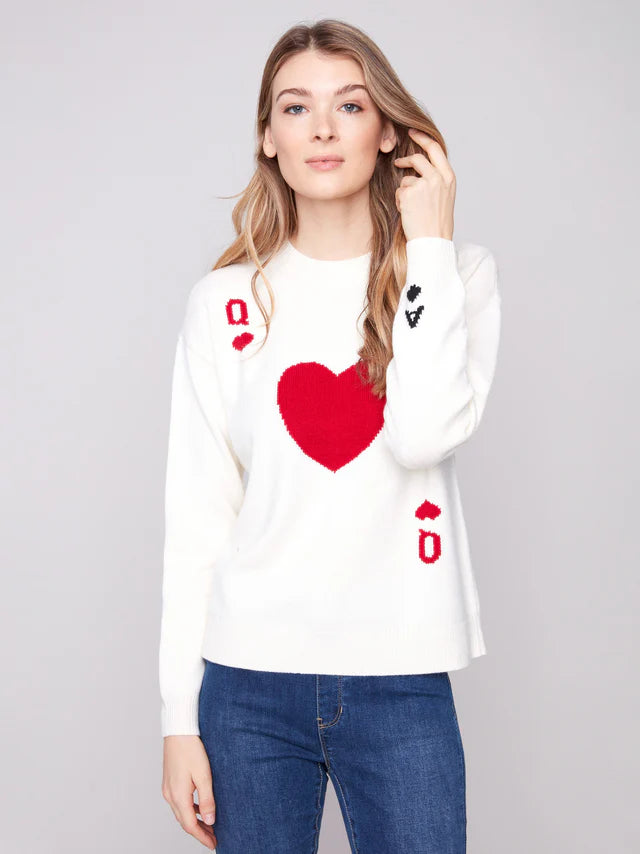 Queen of Hearts Sweater