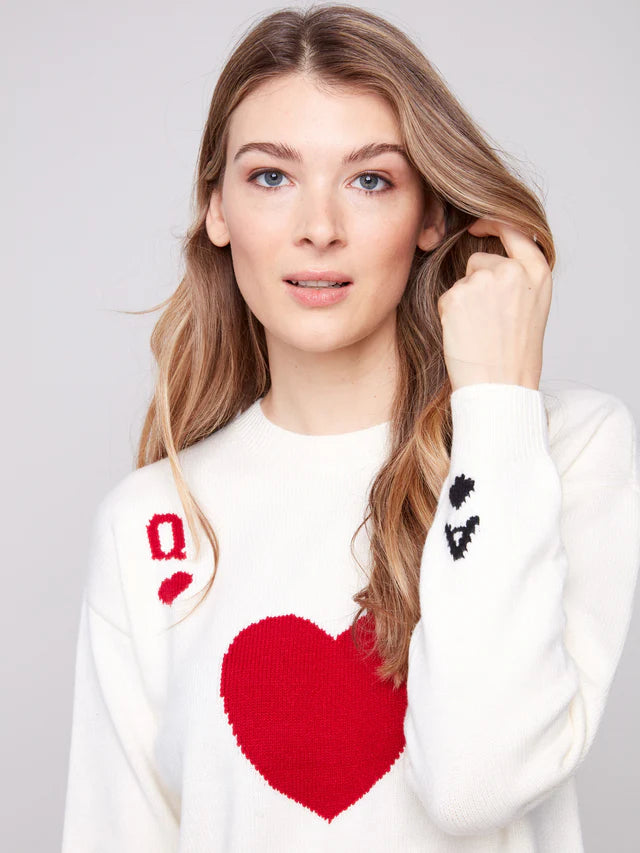 Queen of Hearts Sweater