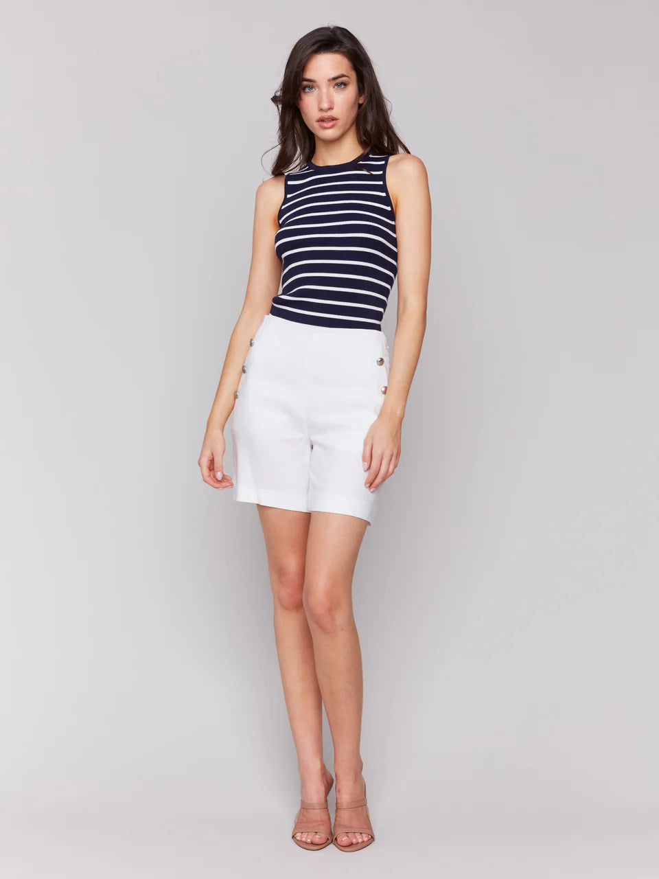 Linen Stretch Short