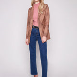 Long VIntage Faux Suede Jacket